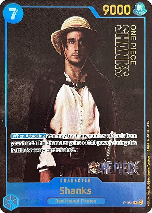 Image for Shanks (Premium Card Collection -Live Action Edition-) (P-051) (One Piece Promotion Cards) - One Piece Card Game