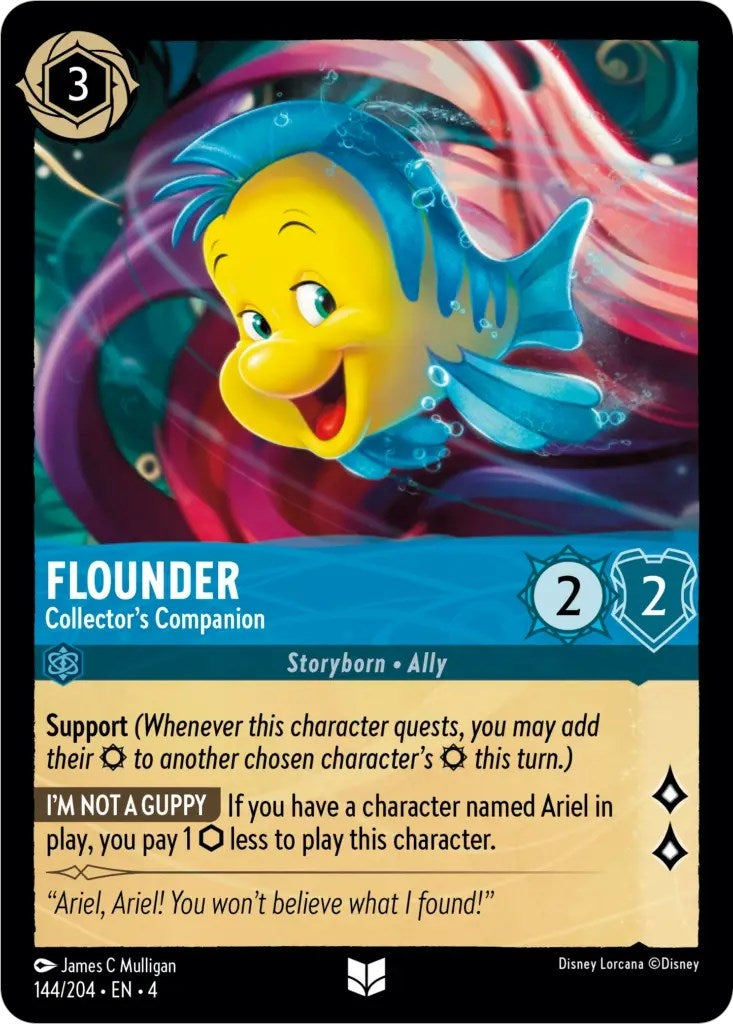 Flounder - Collector's Companion (144/204) (Ursula's Return)