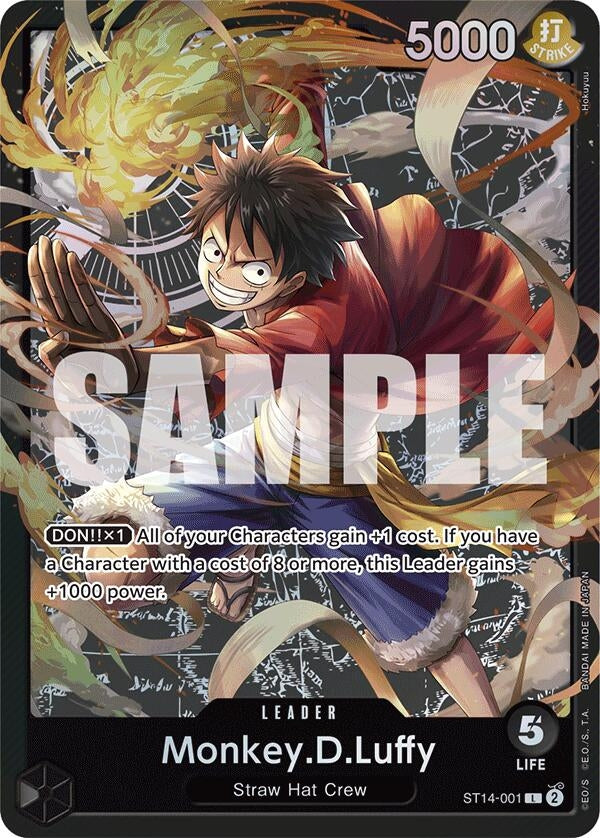 Image for Monkey.D.Luffy (001) (ST14-001) (Starter Deck 14: 3D2Y) - One Piece Card Game