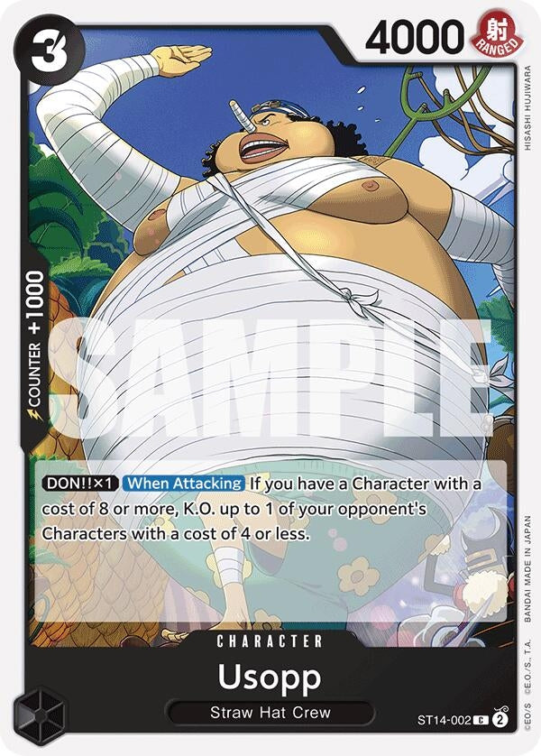 Image for Usopp (ST14-002) (Starter Deck 14: 3D2Y) - One Piece Card Game