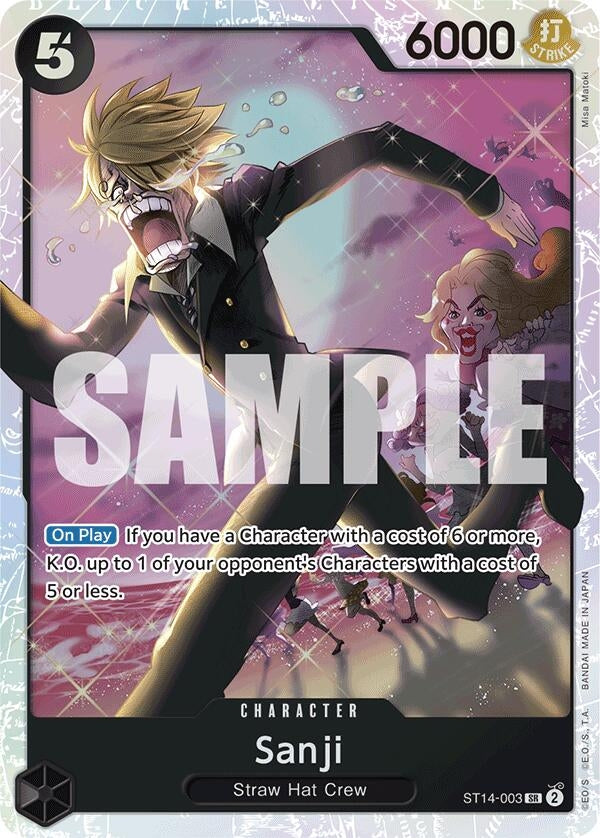 Image for Sanji (ST14-003) (Starter Deck 14: 3D2Y) - One Piece Card Game