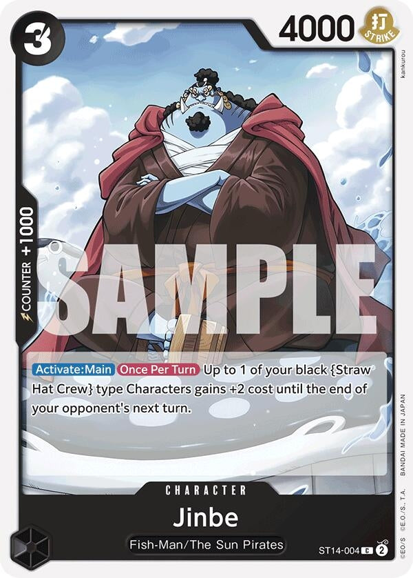 Image for Jinbe (ST14-004) (Starter Deck 14: 3D2Y) - One Piece Card Game
