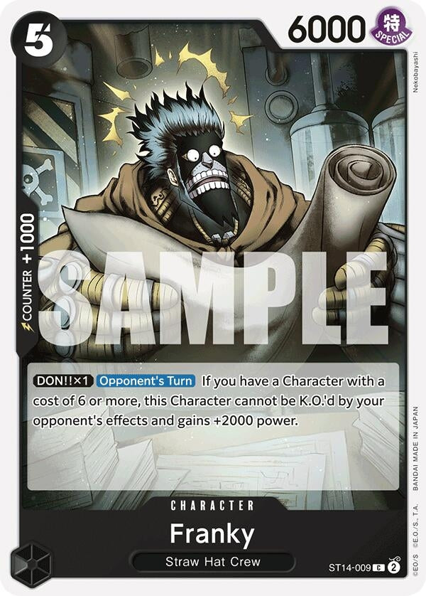 Image for Franky (ST14-009) (Starter Deck 14: 3D2Y) - One Piece Card Game