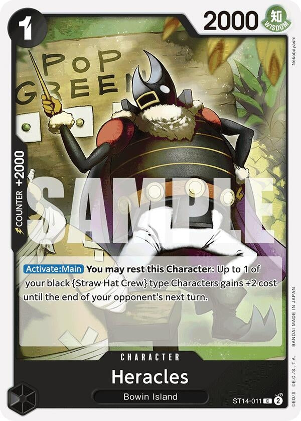 Image for Heracles (ST14-011) (Starter Deck 14: 3D2Y) - One Piece Card Game