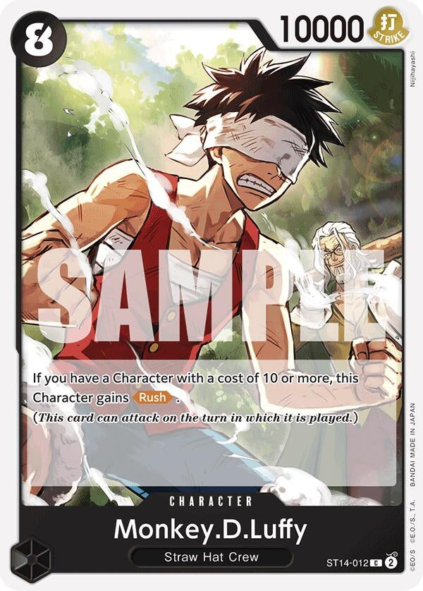 Image for Monkey.D.Luffy (012) (ST14-012) (Starter Deck 14: 3D2Y) - One Piece Card Game
