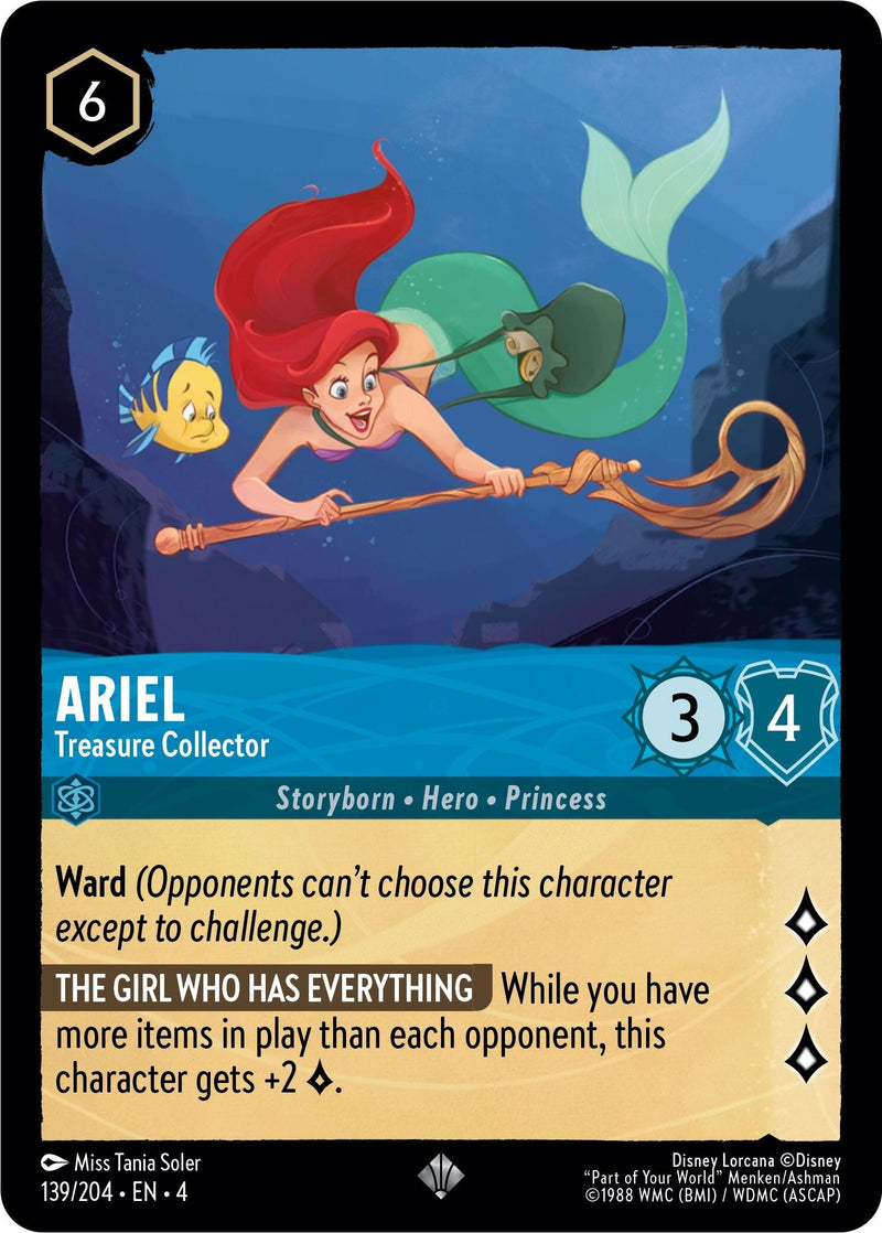 Ariel - Treasure Collector (139/204) (Ursula's Return)