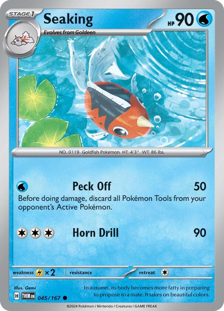 Image for Seaking (045/167) (SV06: Twilight Masquerade) - Pokemon