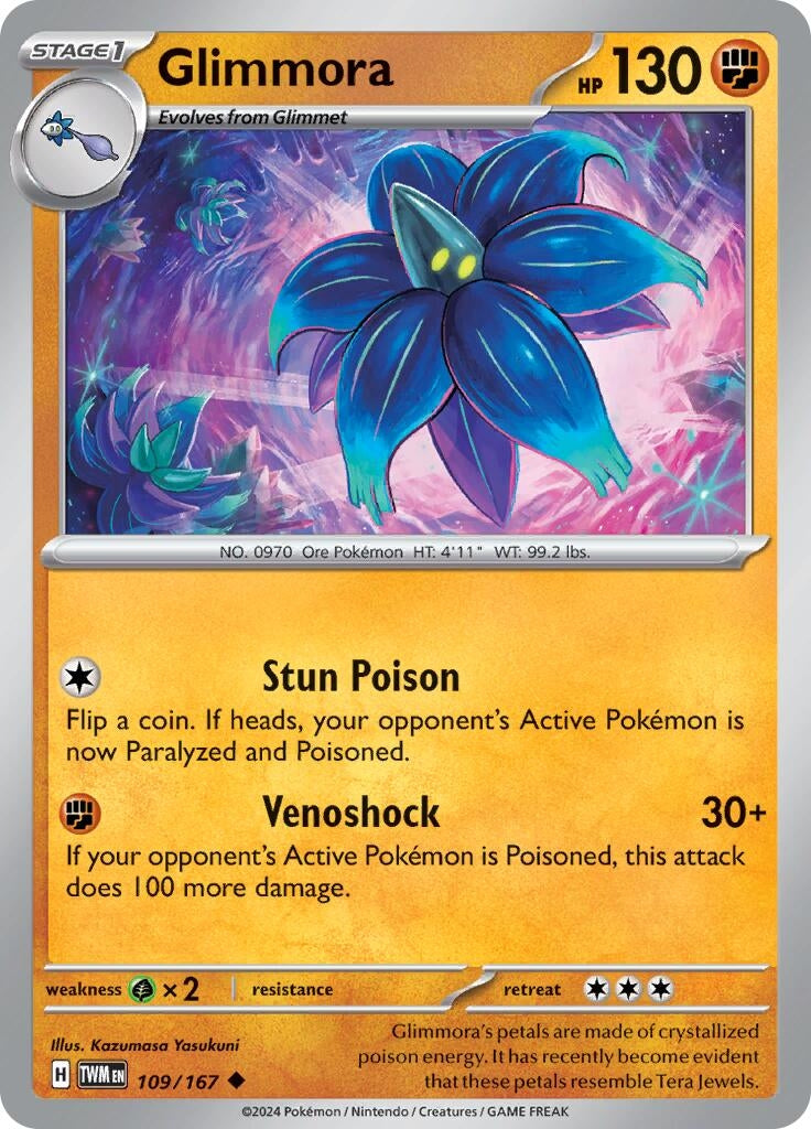 Image for Glimmora (109/167) (SV06: Twilight Masquerade) - Pokemon