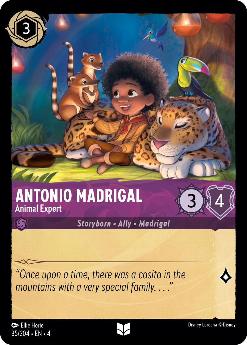 Image for Antonio Madrigal - Animal Expert (35/204) (Ursula's Return) - Disney Lorcana