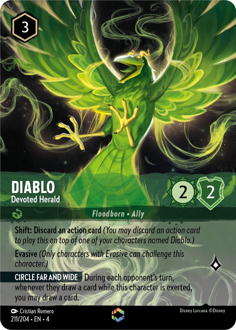 Diablo - Devoted Herald (Enchanted) (211/204) (Ursula's Return)