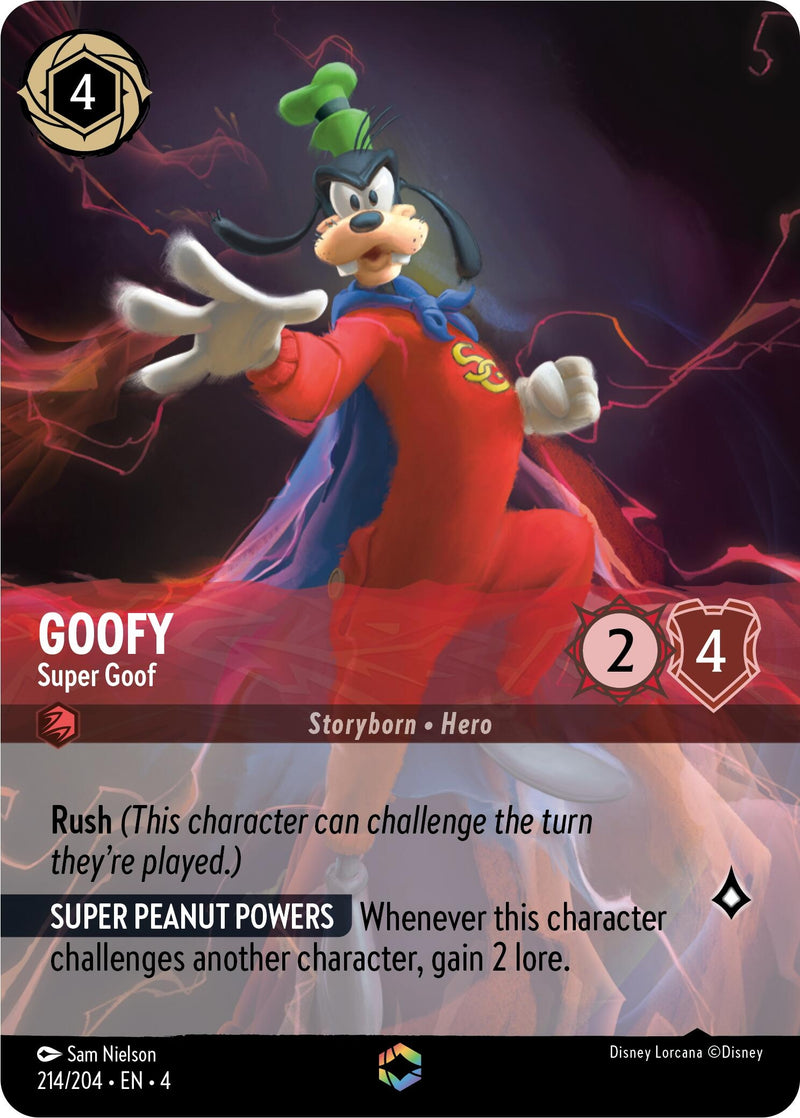 Goofy - Super Goof (Enchanted) (214/204) (Ursula's Return)