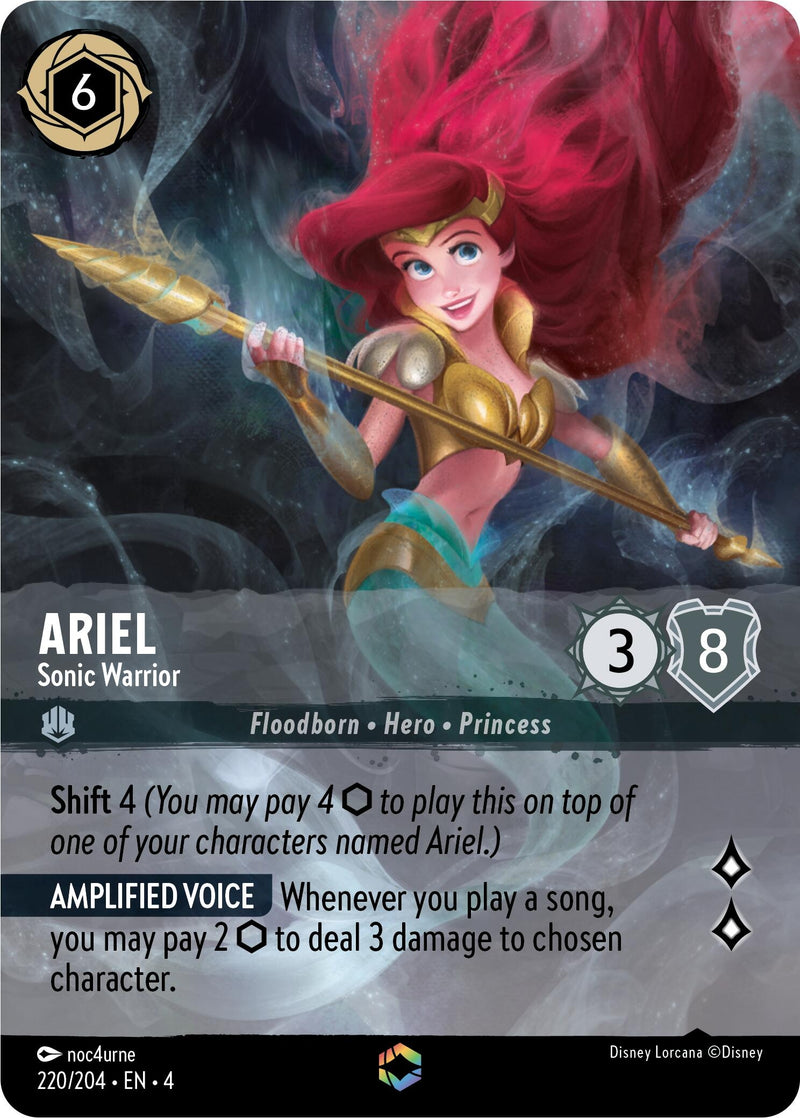 Ariel - Sonic Warrior (Enchanted) (220/204) (Ursula's Return)
