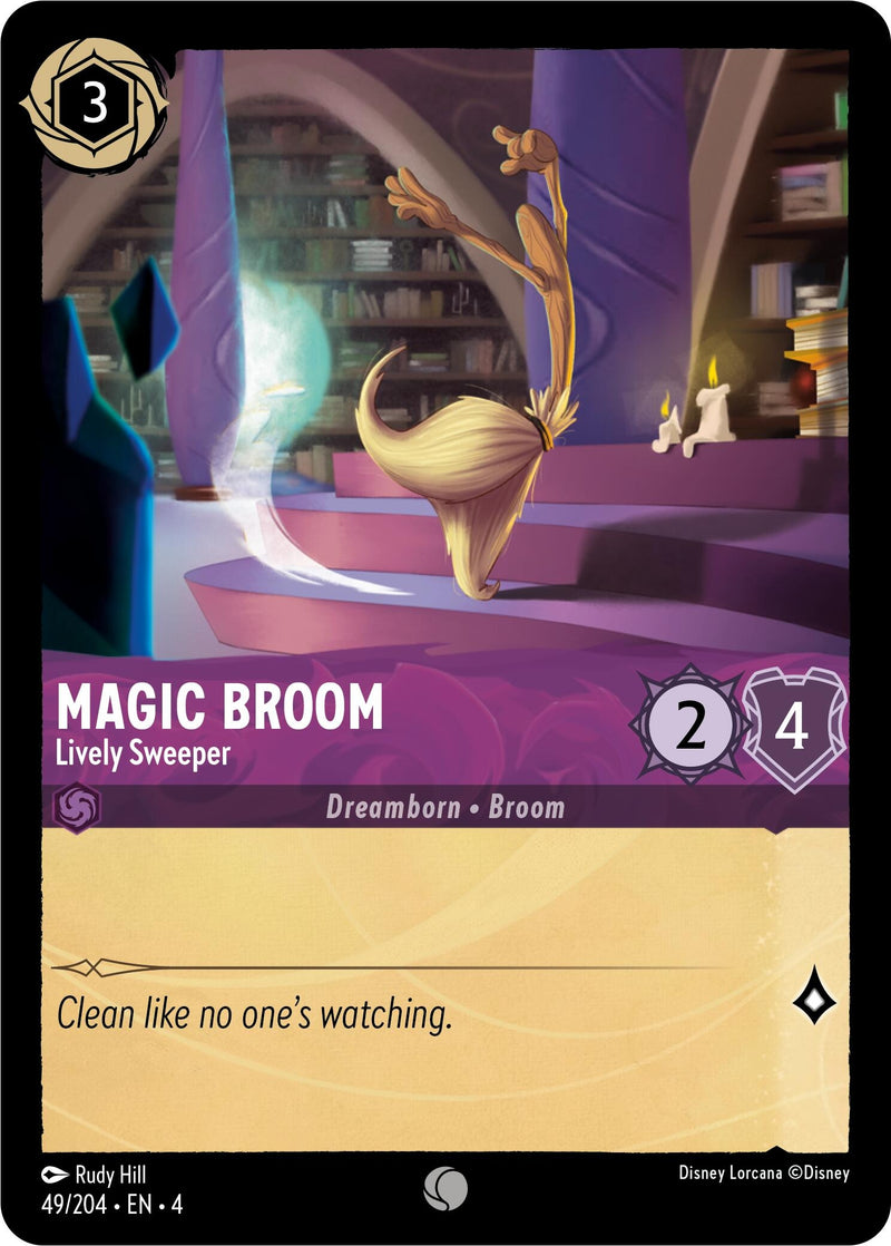 Magic Broom - Lively Sweeper (49/204) (Ursula's Return)