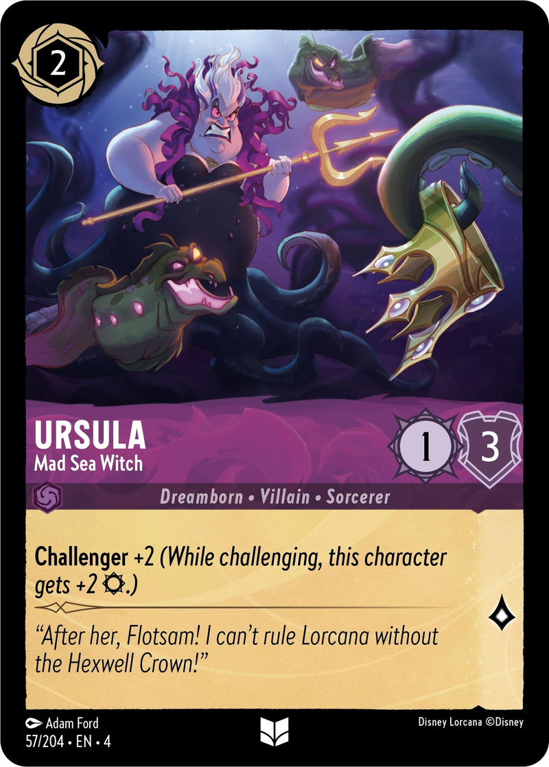 Ursula - Mad Sea Witch (57/204) (Ursula's Return)