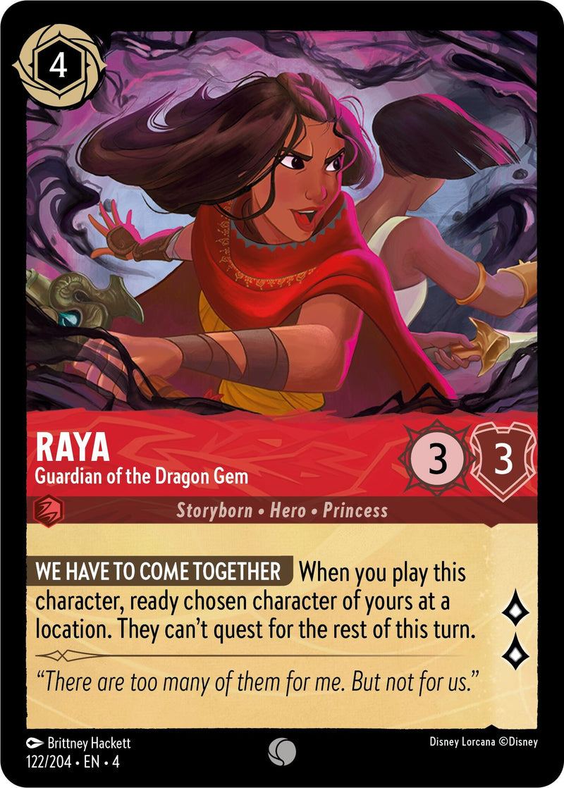 Raya - Guardian of the Dragon Gem (122/204) (Ursula's Return)