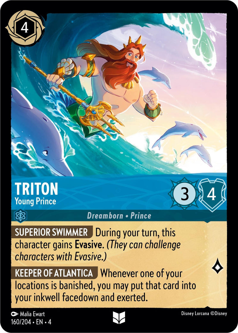 Triton - Young Prince (160/204) (Ursula's Return)