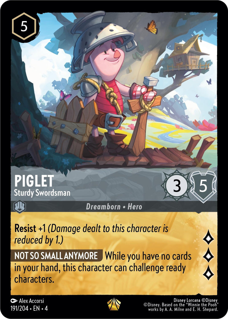 Piglet - Sturdy Swordsman (191/204) (Ursula's Return)