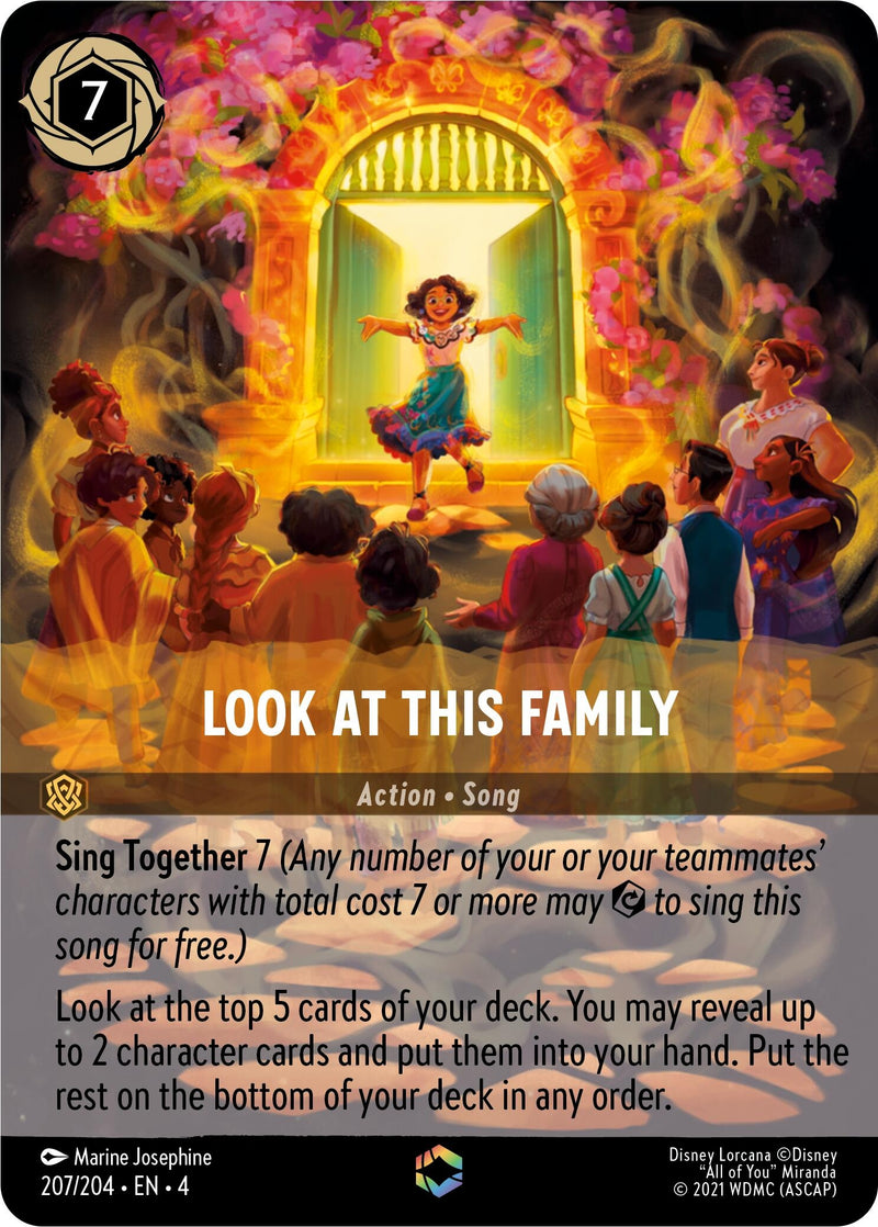 Look at This Family (Enchanted) (207/204) (Ursula's Return)