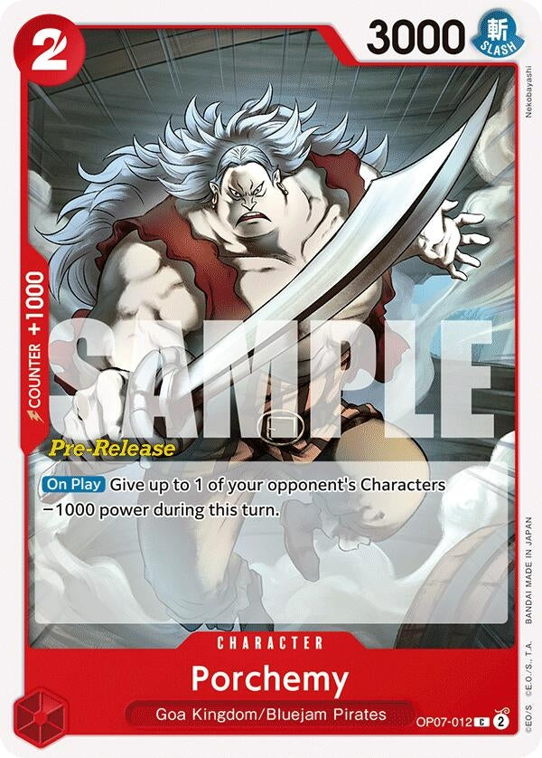 Image for Porchemy (OP07-012) (500 Years in the Future Pre-Release Cards) - One Piece Card Game