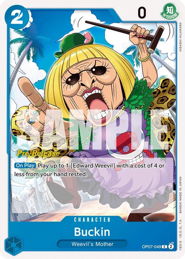 Image for Buckin (OP07-049) (500 Years in the Future Pre-Release Cards) - One Piece Card Game