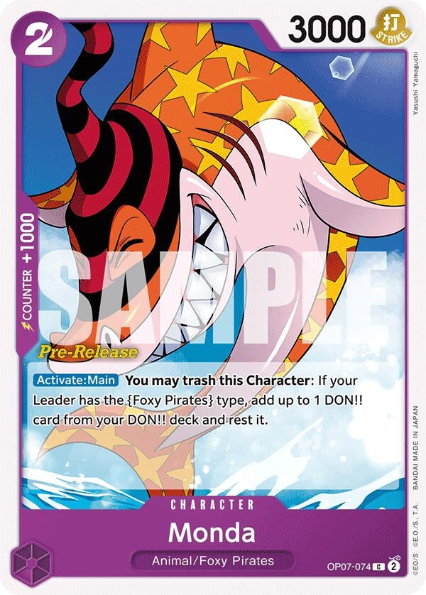 Monda (OP07-074) (500 Years in the Future Pre-Release Cards)
