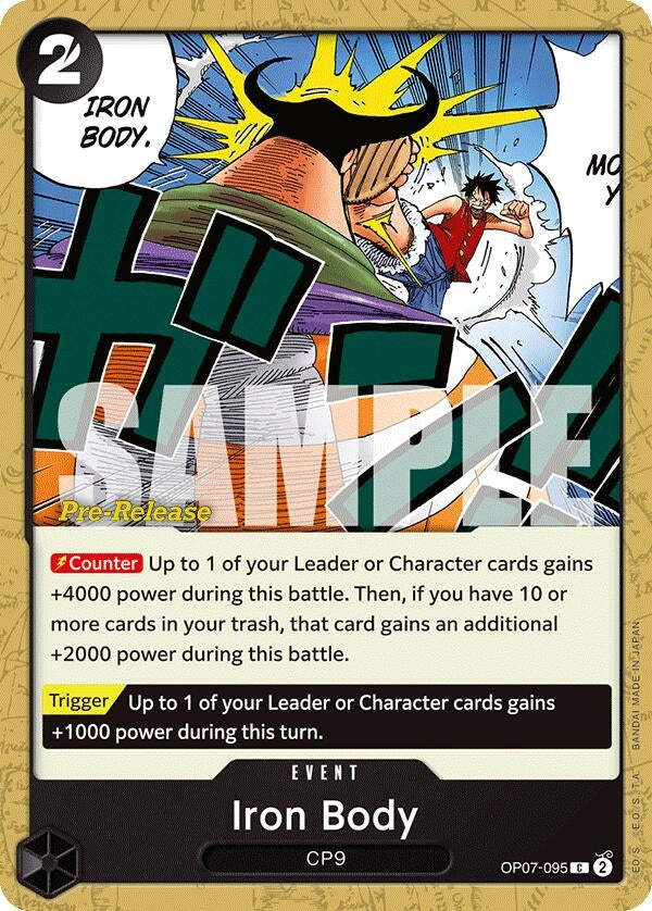 Iron Body (OP07-095) (500 Years in the Future Pre-Release Cards)