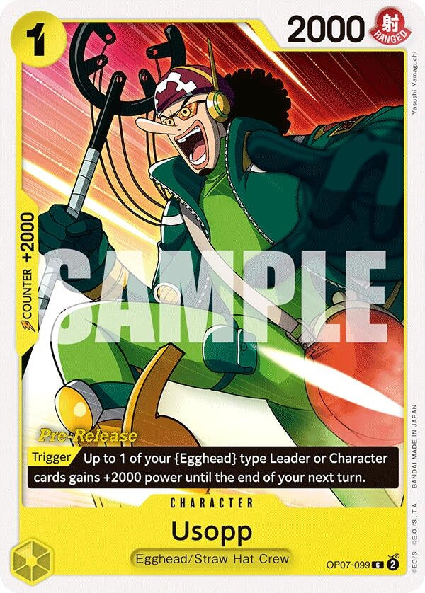 Image for Usopp (OP07-099) (500 Years in the Future Pre-Release Cards) - One Piece Card Game