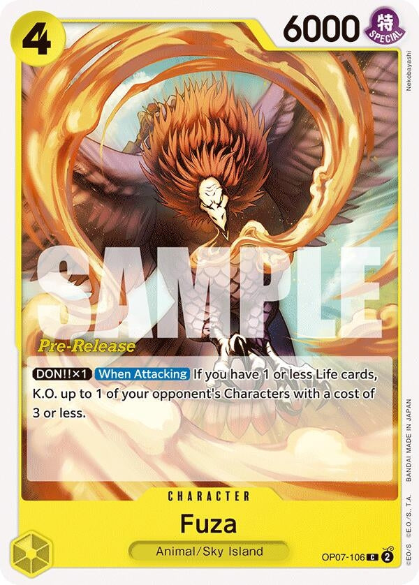 Image for Fuza (OP07-106) (500 Years in the Future Pre-Release Cards) - One Piece Card Game