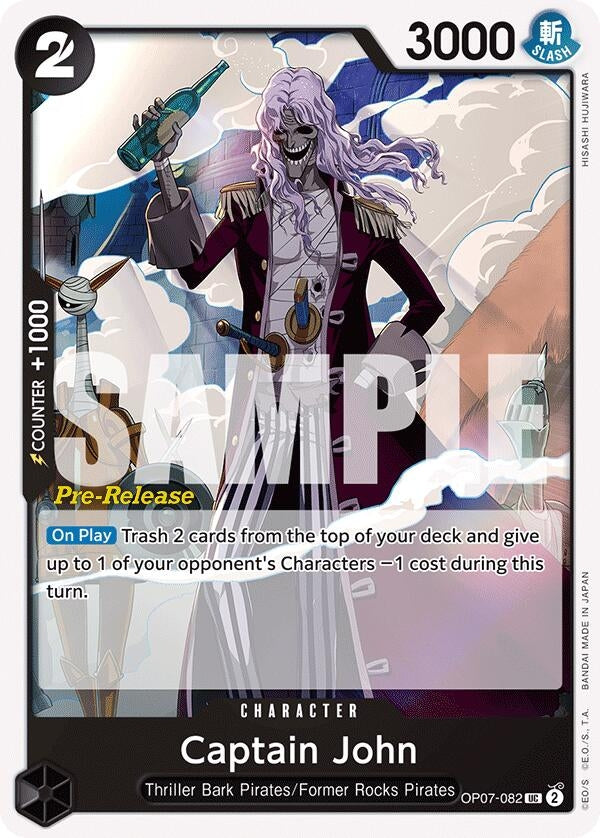 Captain John (OP07-082) (500 Years in the Future Pre-Release Cards)