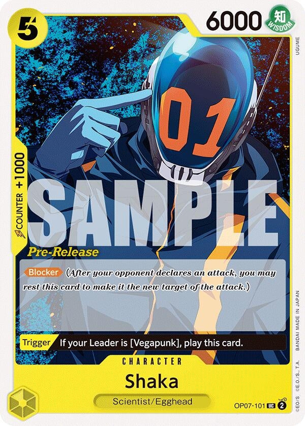 Shaka (OP07-101) (500 Years in the Future Pre-Release Cards)