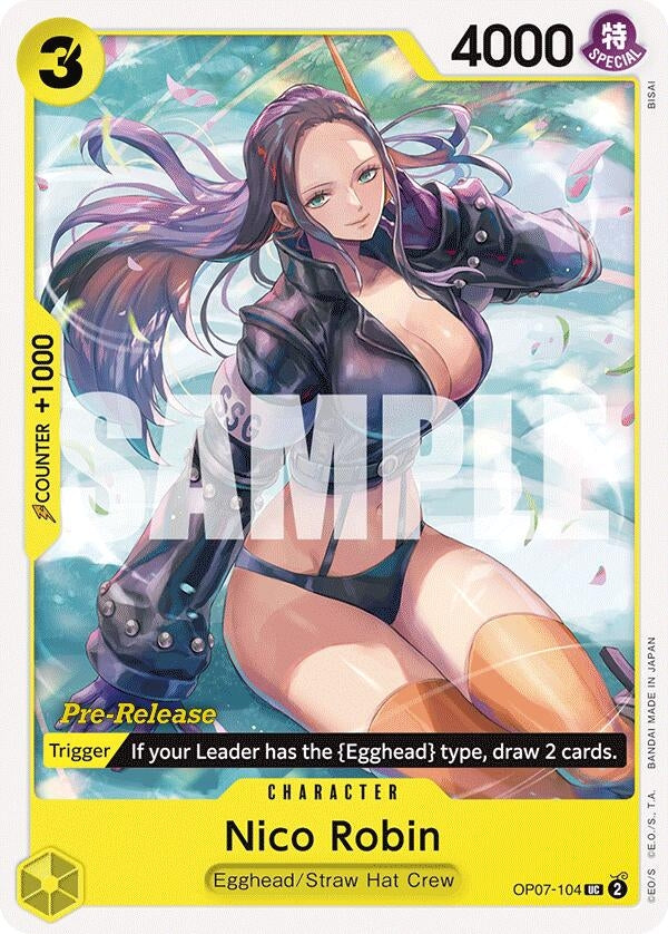 Image for Nico Robin (OP07-104) (500 Years in the Future Pre-Release Cards) - One Piece Card Game