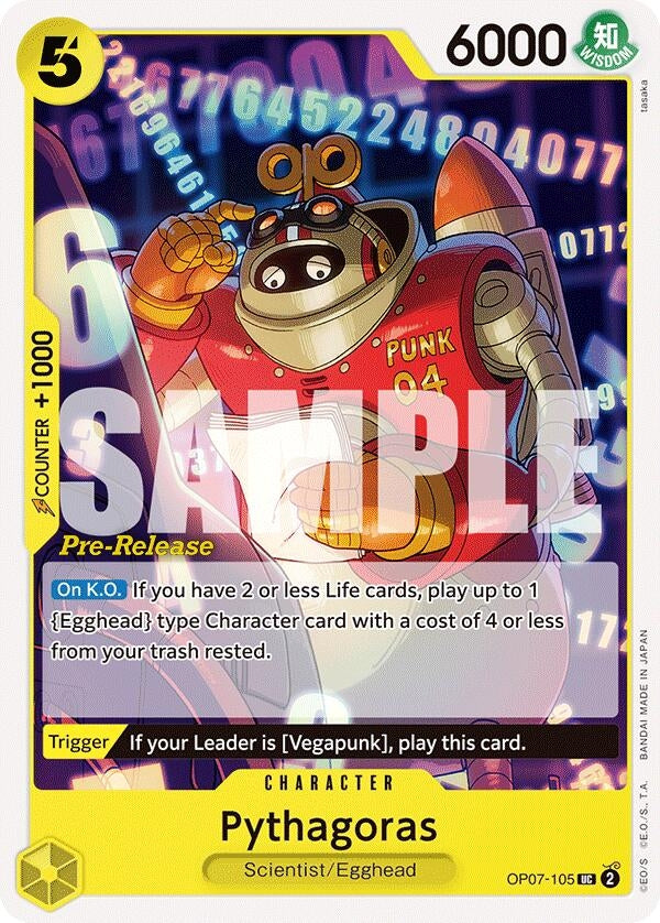 Pythagoras (OP07-105) (500 Years in the Future Pre-Release Cards)