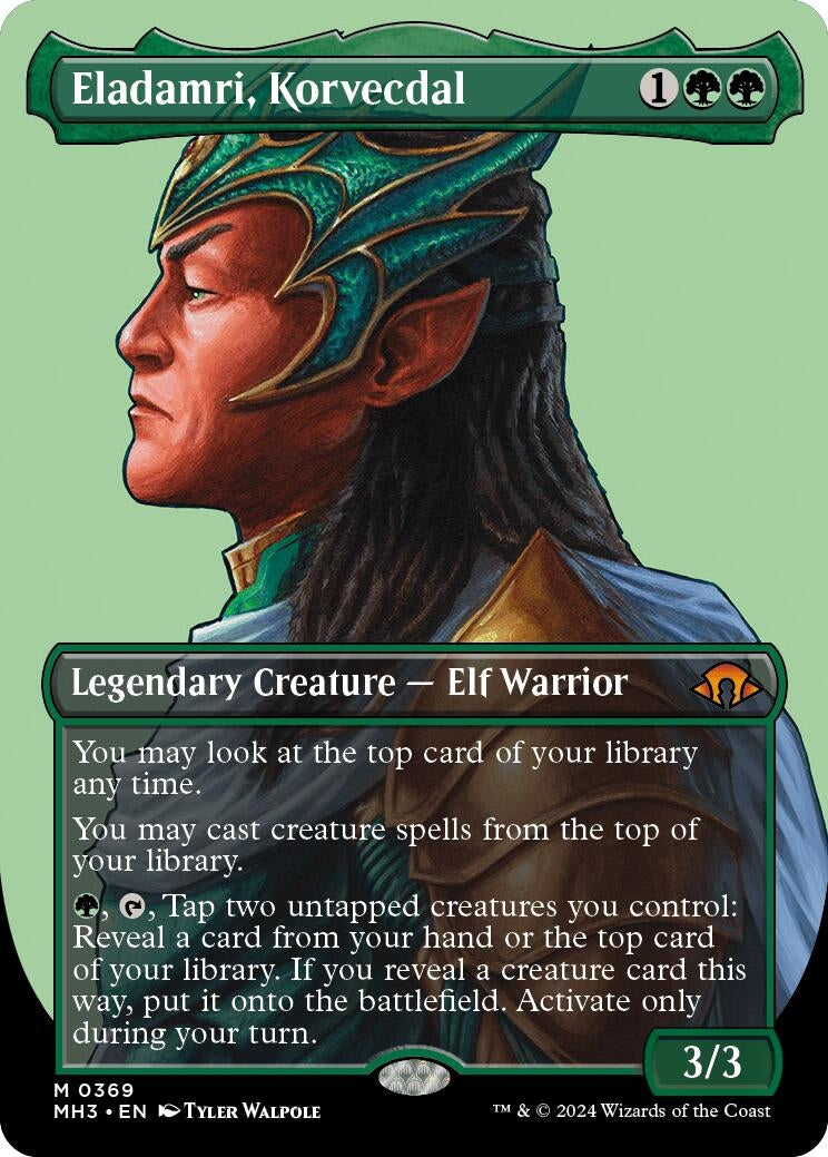 Eladamri, Korvecdal (Borderless) (369) (Modern Horizons 3) (MH3)