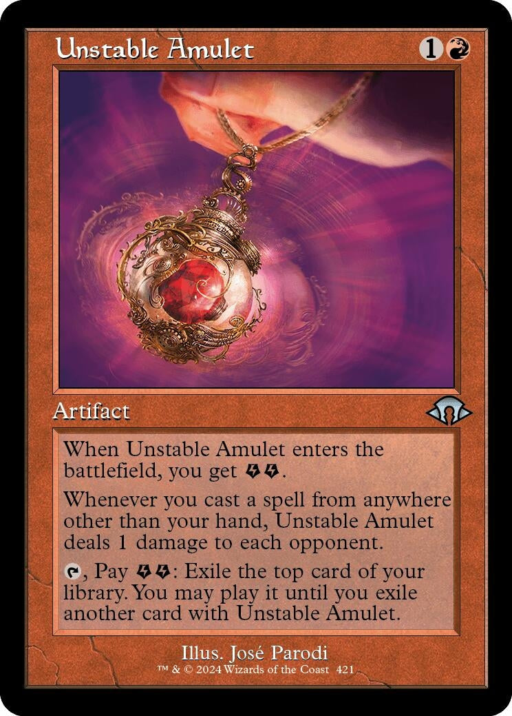 Unstable Amulet (Retro Frame) (421)