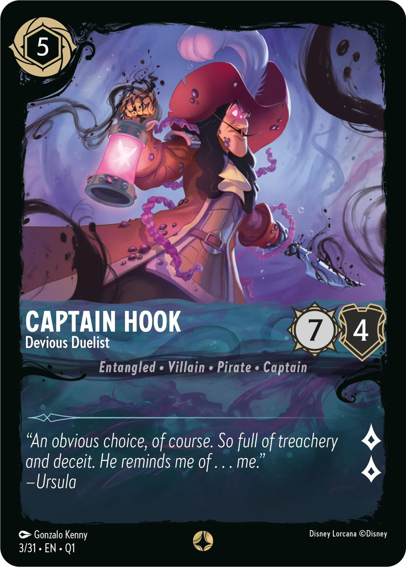 Captain Hook - Devious Duelist (3/31) (Illumineer's Quest: Deep Trouble)