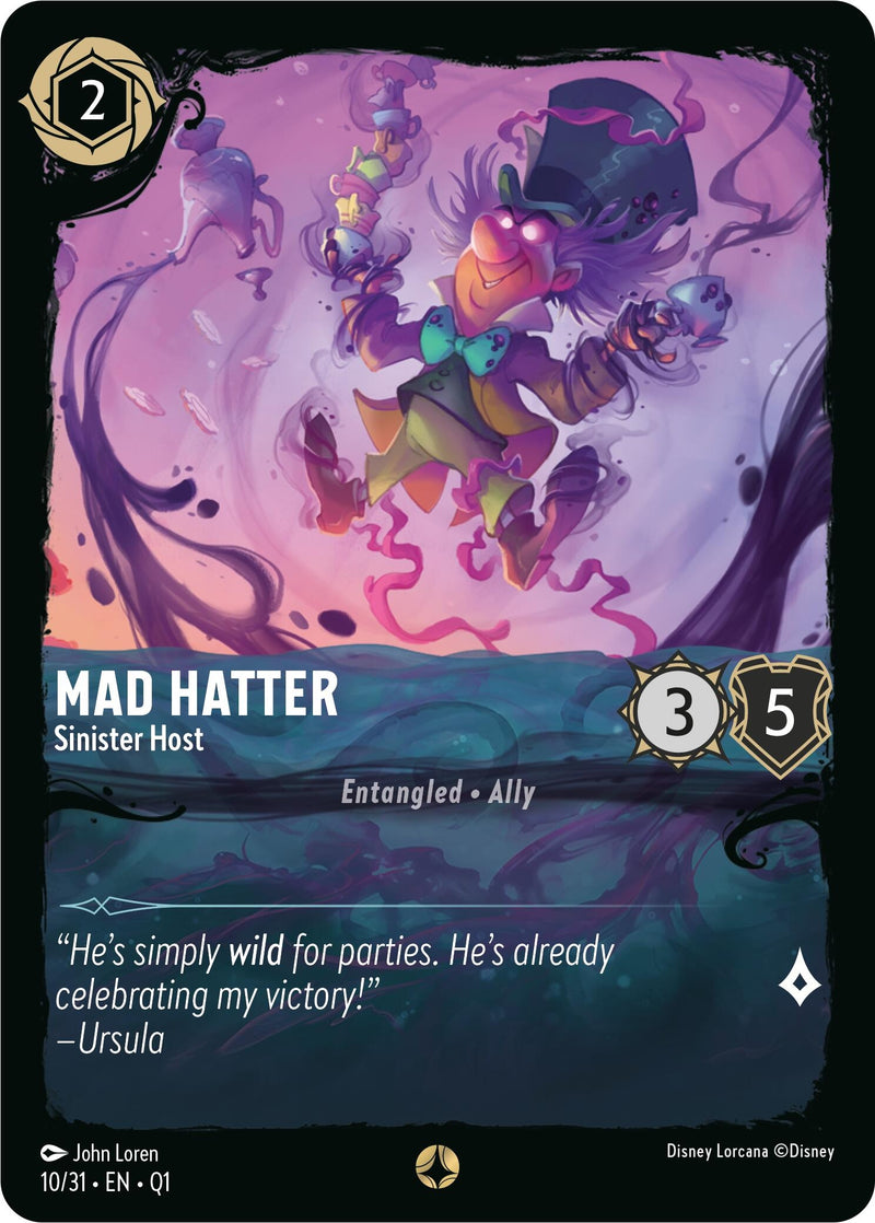 Mad Hatter - Sinister Host (10/31) (Illumineer's Quest: Deep Trouble)