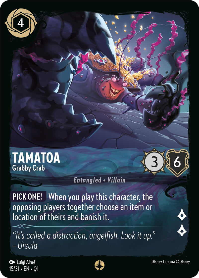 Tamatoa - Grabby Crab (15/31) (Illumineer's Quest: Deep Trouble)