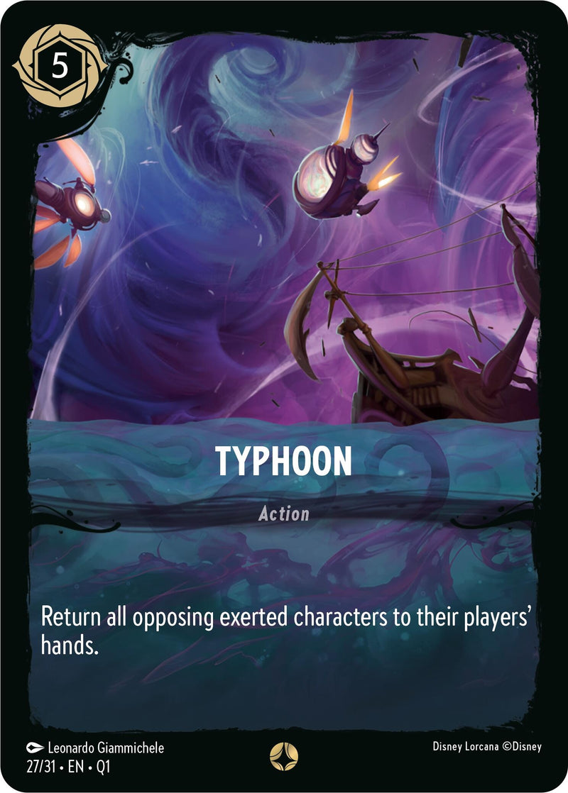 Image for Typhoon (27/31) (Illumineer's Quest: Deep Trouble) - Disney Lorcana