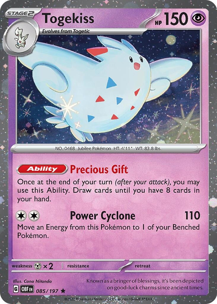 Image for Togekiss - 085/197 (Cosmos Holo) (085/197) (Blister Exclusives) - Pokemon