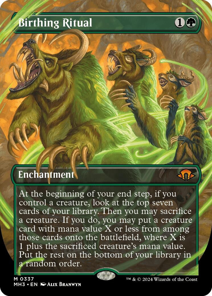 Birthing Ritual (Borderless) (337) (Modern Horizons 3) (MH3)