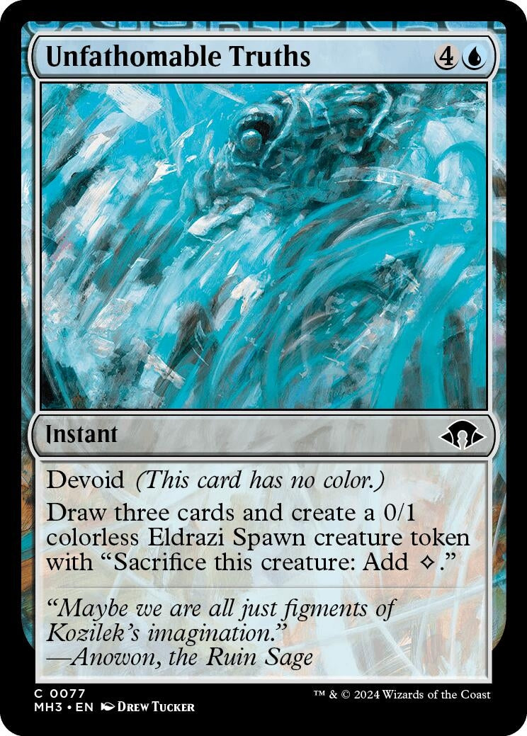 Image for Unfathomable Truths (77) - Magic: The Gathering
