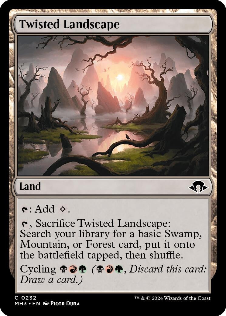 Image for Twisted Landscape (232) - Magic: The Gathering