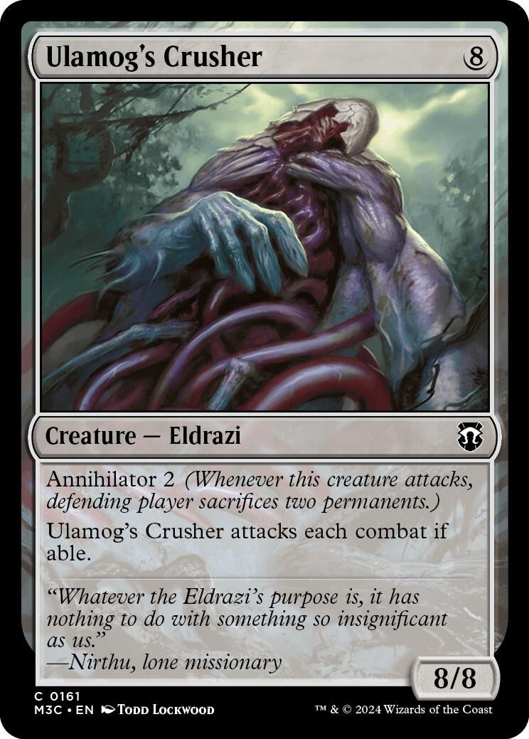 Image for Ulamog's Crusher (Ripple Foil) (161) - Magic: The Gathering