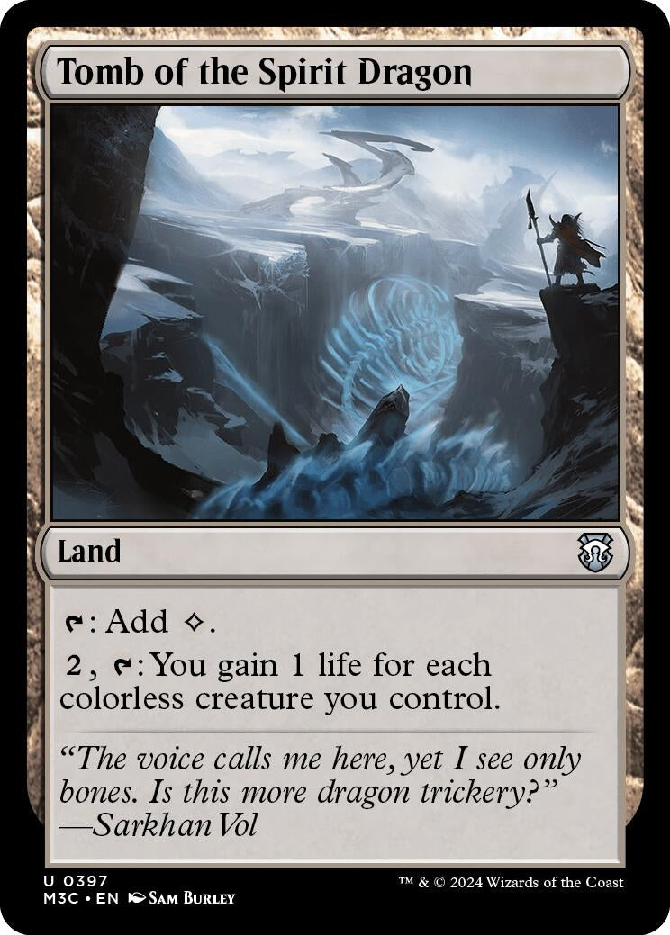 Image for Tomb of the Spirit Dragon (Ripple Foil) (397) - Magic: The Gathering