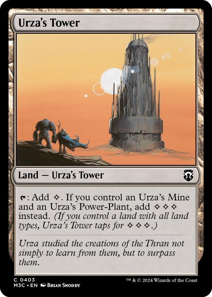 Image for Urza's Tower (Ripple Foil) (403) - Magic: The Gathering