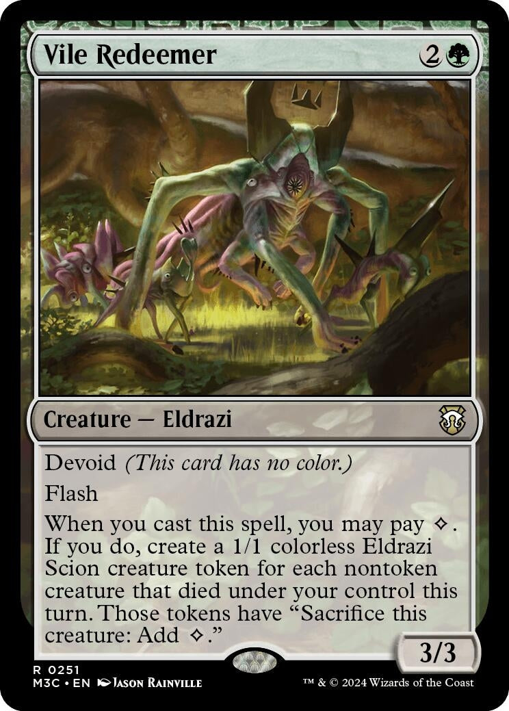 Image for Vile Redeemer (Ripple Foil) (251) - Magic: The Gathering
