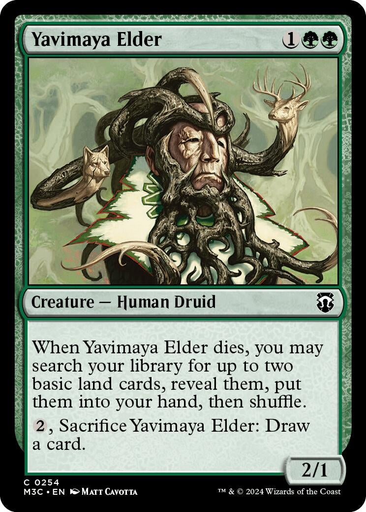 Image for Yavimaya Elder (Ripple Foil) (254) - Magic: The Gathering