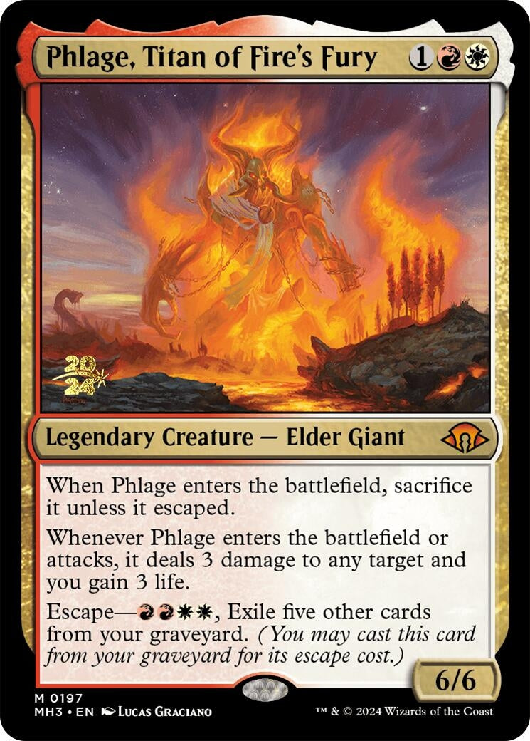 Phlage, Titan of Fire's Fury (197) (Prerelease Cards)