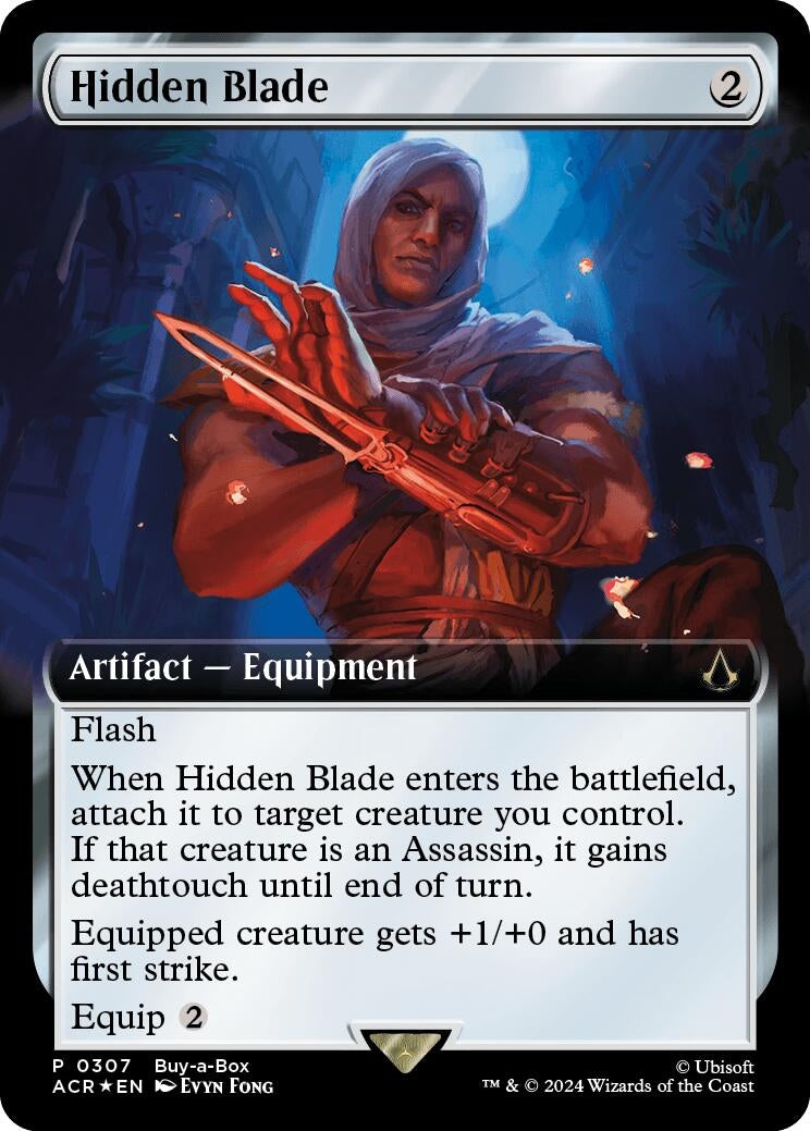 Hidden Blade (Extended Art) (307) (Buy-A-Box Promos)