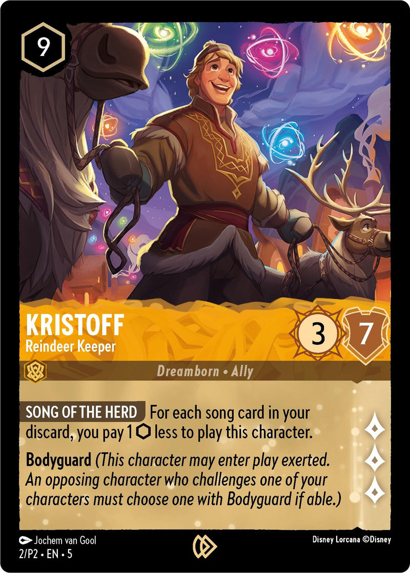 Kristoff - Reindeer Keeper (2) (Disney Lorcana Promo Cards)